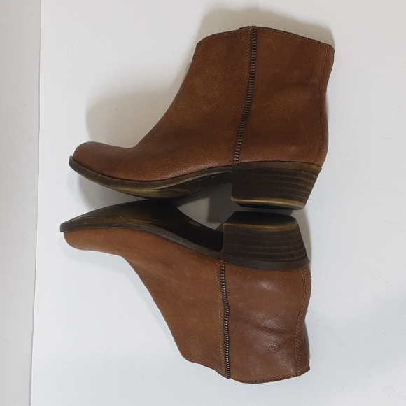 Lucky brand ankle booties women 6M brown leather casual festival retro y3k - Picture 11 of 12